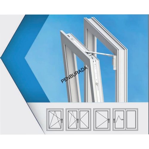 Fornax Çift Açılım PVC Pencere